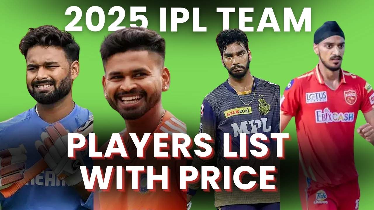 2025 IPL Team Players List with Price