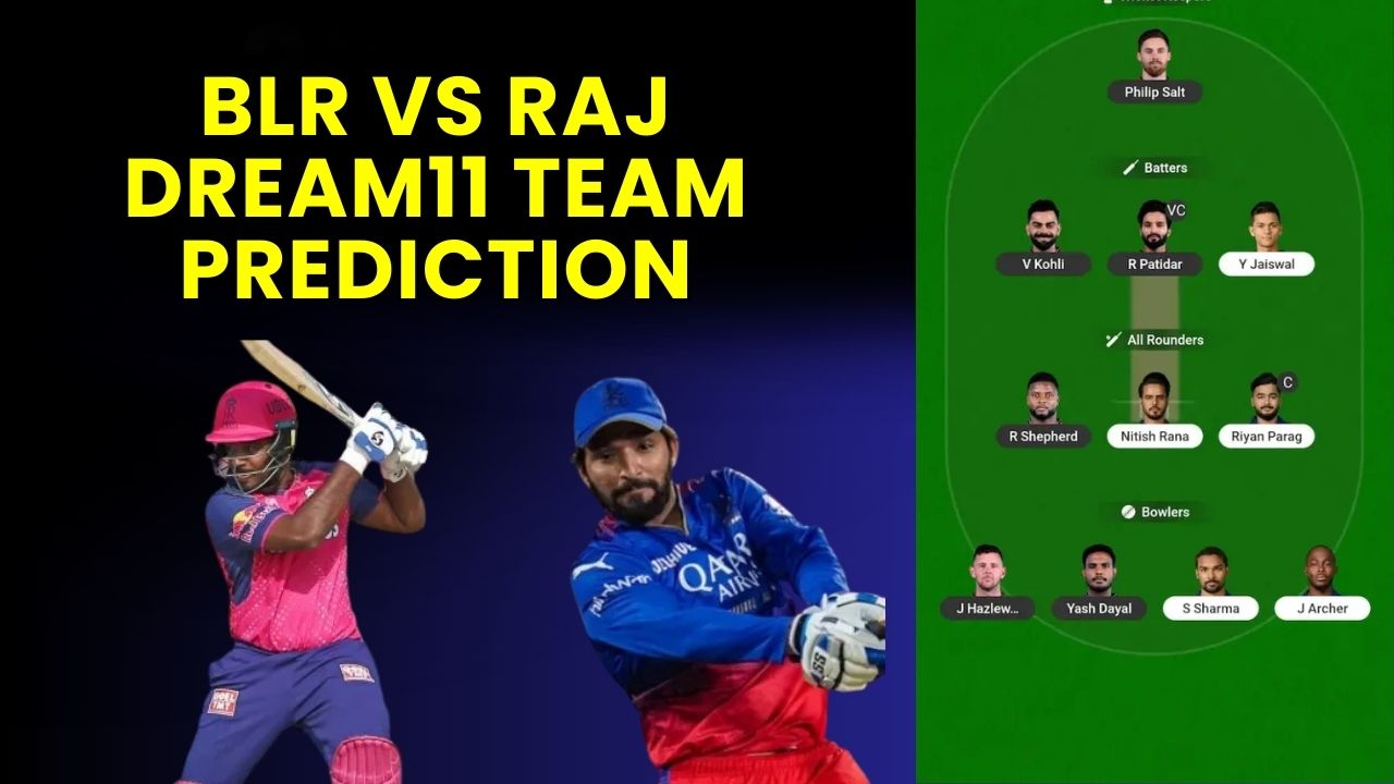 BLR vs RAJ Dream11 Team Prediction